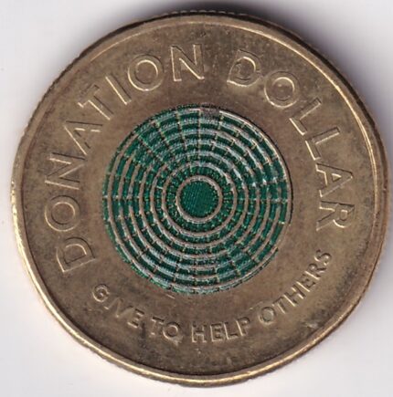 Australia 1 Dollar 2021 Donation Color Coin