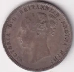 3 Pence of United Kingdom of 1885 of Victoria Silver Coin - Image 2