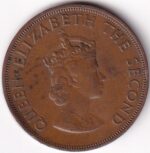 Jersey 1/12 Shilling of 1960 of Bronze Coin - Image 2