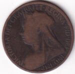 United Kingdom 1 Penny of 1897 of Bronze Coin - Image 2