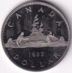 Canada One Dollar 1982 Nickel Proof Coin