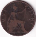 United Kingdom 1 Penny of 1899 of Bronze Coin