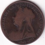 United Kingdom 1 Penny of 1899 of Bronze Coin - Image 2