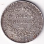 East India Company One Rupee 1840 Continuous Legend Silver Coin