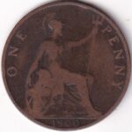 United Kingdom 1 Penny of 1900 of Bronze Coin