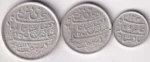 Bengal Presidency 1 Rupee 1/2 Rupee 1/4 Rupee Shah Alam II Three Silver Coins set - Image 2