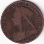 United Kingdom 1 Penny of 1900 of Bronze Coin - Image 2
