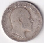 British 2 Annas King Edward VII 1907 Silver Coin - Image 2