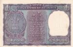 One Rupee Mahatma Gandhi Old Note - Image 2
