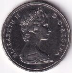 Canada One Dollar 1971 British Columbia Nickel Unc Coin - Image 2
