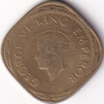 Bombay Mint 2 Annas 1944 Nickel Brass Coin - Image 2