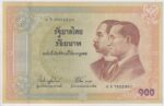 Thailand 100 Baht of 2002 of Rama IX Unc Note