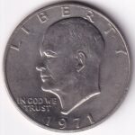 United States One Dollar 1971 Eisenhower Dollar Coin