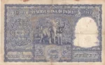 100 Rupees B Rama Rau 1953 G-4A Elephant Issue Note - Image 2