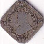 Bombay Mint 2 Annas 1923 Copper Nickel Coin