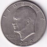 United States One Dollar 1972 Eisenhower Dollar Coin