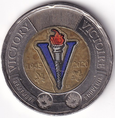 IMG_0039 Two Dollars Canada 2020 Colored Coin - Image 1