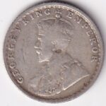 Silver Quarter Rupee of George V of 1912 Coin - Image 2
