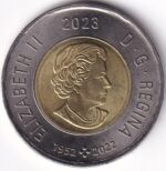 Two Dollars Canada 2023 Jean Paul Riopelle Colored Unc Coin - Image 2