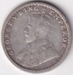Silver Quarter Rupee of George V of 1919 Coin - Image 2