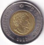 Two Dollars Canada 2022 Summit Series Colored Unc Coin - Image 2