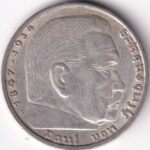 Germany 5 Reichsmark 1937 Berlin Mint Silver Coin - Image 2