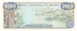 5000 Francs of Rwanda of 1988 Unc Note - Image 2