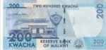 200 kwacha of Malawi of 2021 Unc Note - Image 2