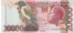 20000 Dobras of Saint Thomas and Principe of 2013 Unc Note