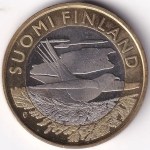 5 Euros 2014 Cuckoo in Karelia of Finland Unc Coin