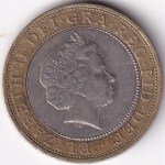 2 Pounds of 2003 of Discovery of DNA Bi Metallic Coin - Image 2