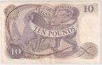 Great Britain Ten Pounds 1970-75 Queen Elizabeth II Note - Image 2