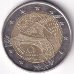 France 2 Euros 2024 Olympic Games Paris Bi Metallic Coin