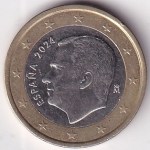 Spain 1 Euro 2024 Bi Metallic Coin