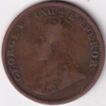 One Quarter Anna of 1916 of King George V Copper Coin - Image 2