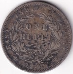 One Rupee 1840 Divided Legend Silver Fine Condition Coin