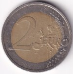 2 Euros 2015 of Lithuania Bi Metallic Coin - Image 2