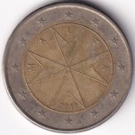 Malta 2 Euros 2013 Bimetallic Coin