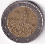 2 Euros of Germany of State of Berlin Bimetallic Coin