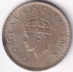 One Rupee 1940 George VI Silver Coin - Image 2