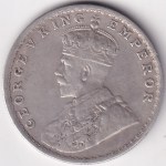 One Rupee 1918 Bombay Mint King George V Silver Coin - Image 2
