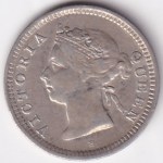 5 Cents of Hong Kong 1900 Victoria Silver Coin - Image 2