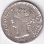 Five Cents of Hong Kong of 1900 Silver Victoria Coin - Image 2