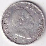 East India Company Half Rupee 1835 William IV Silver Coin - Image 2