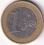 Spain 1 Euro 2011 Bi Metallic Coin - Image 2