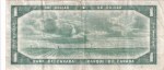 Canada 1 Dollar 1954 Queen Elizabeth II Devil Face Note - Image 2