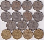10 Paise 1957 to 1971 Fifteen Different Years Coins Set - Image 2