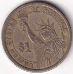 United States 1 Dollar 2007 John Adams Coin - Image 2