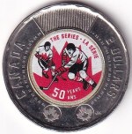 Two Dollars Canada 2022 Summit Series Colored Coin