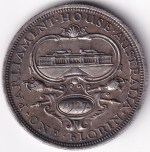 Australia One Florin of 1927 of Opening of old Parliament House Silver Coin